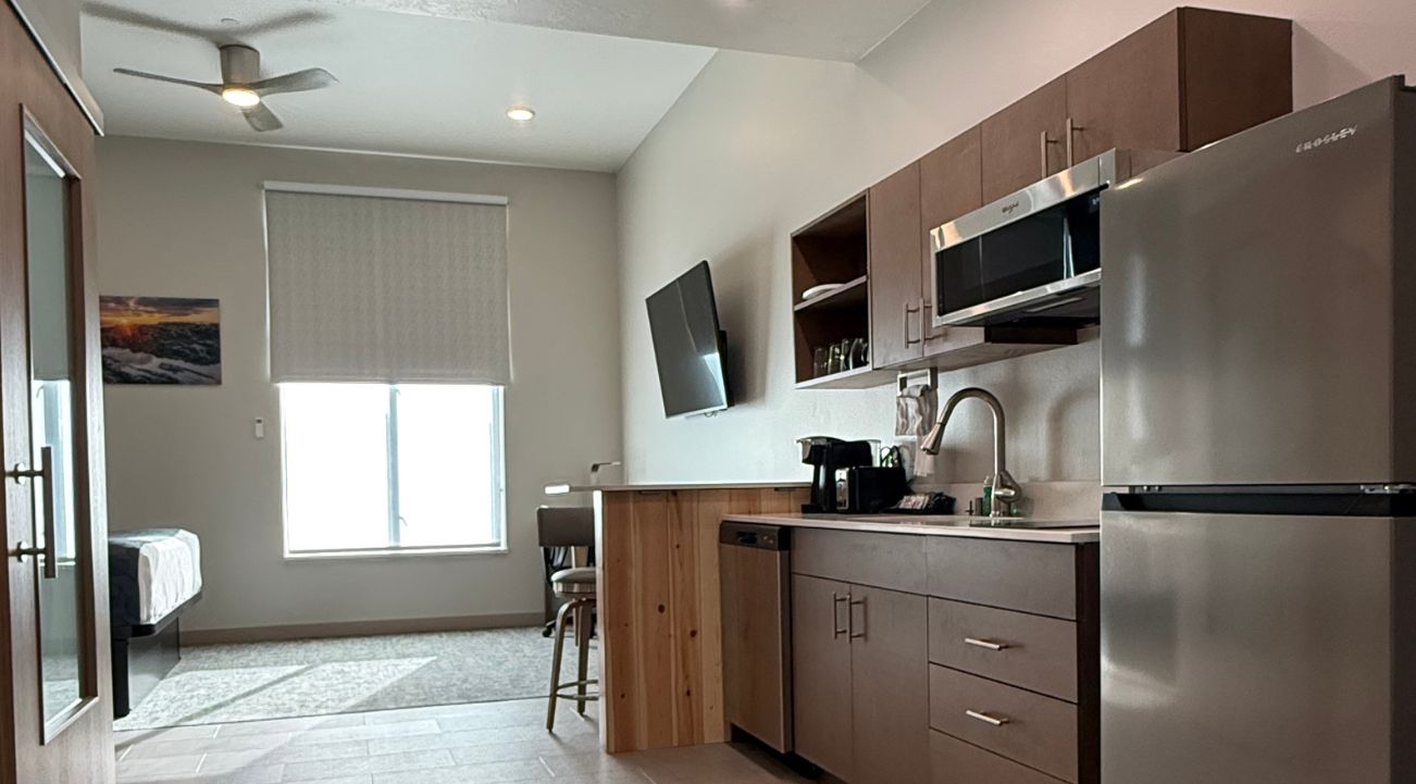 Harbor View Room Kitchen